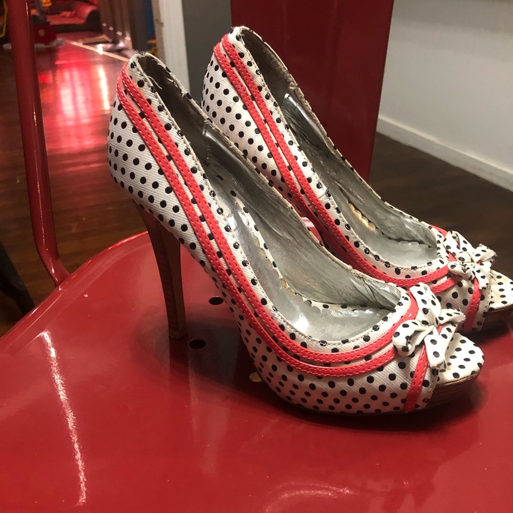 Not Rated Polk Dot Heels